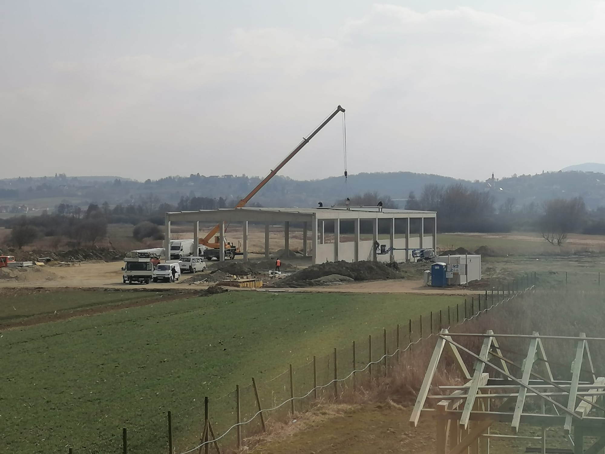 Execution of works on the construction of facilities for recycling – KOMPOSTANA