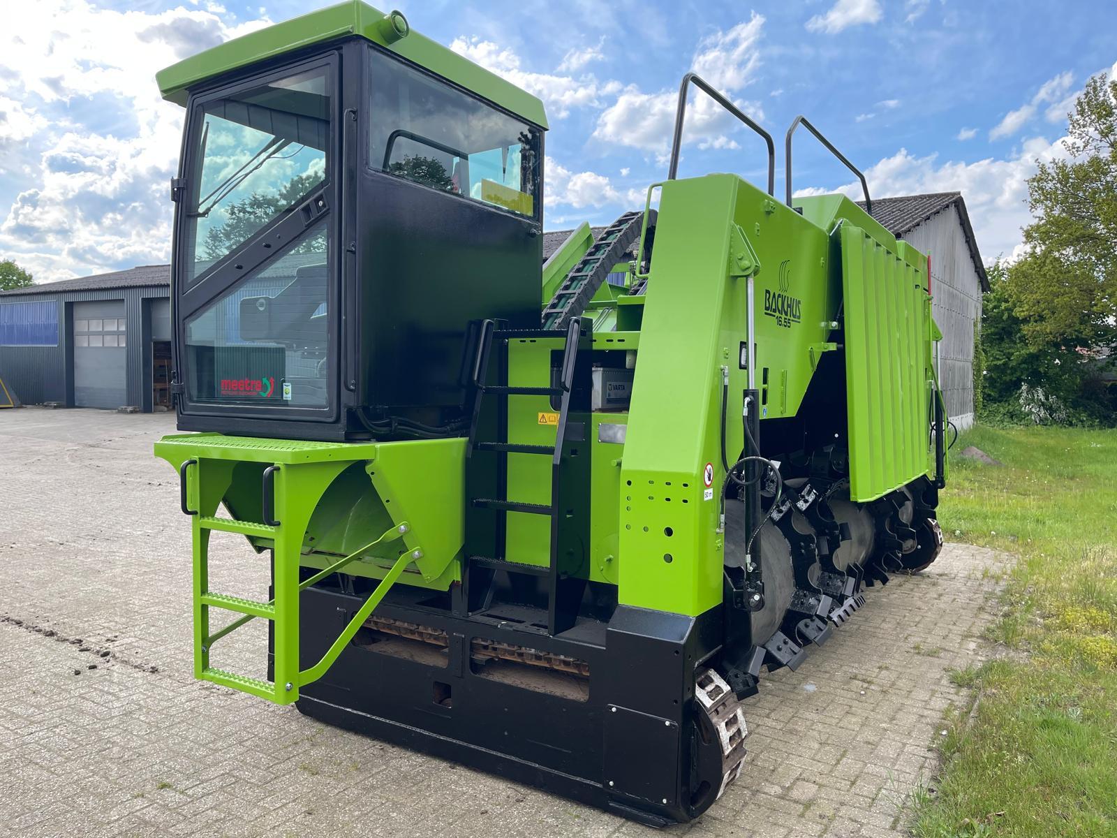 Our new machine BACKHUS is Compost turner with chain drives for triangular heap